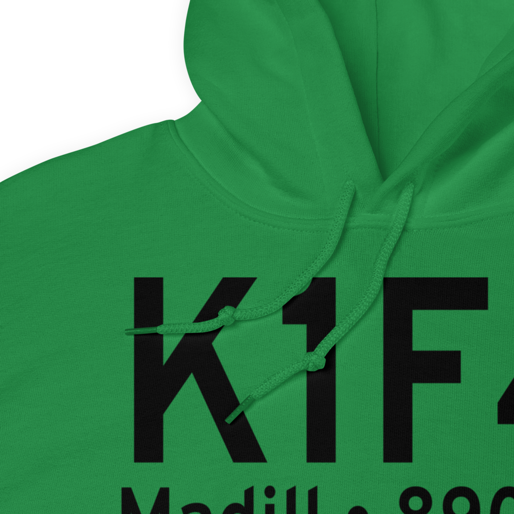 Madill Municipal Airport (K1F4) ICAO Hoodie Sweatshirt 
