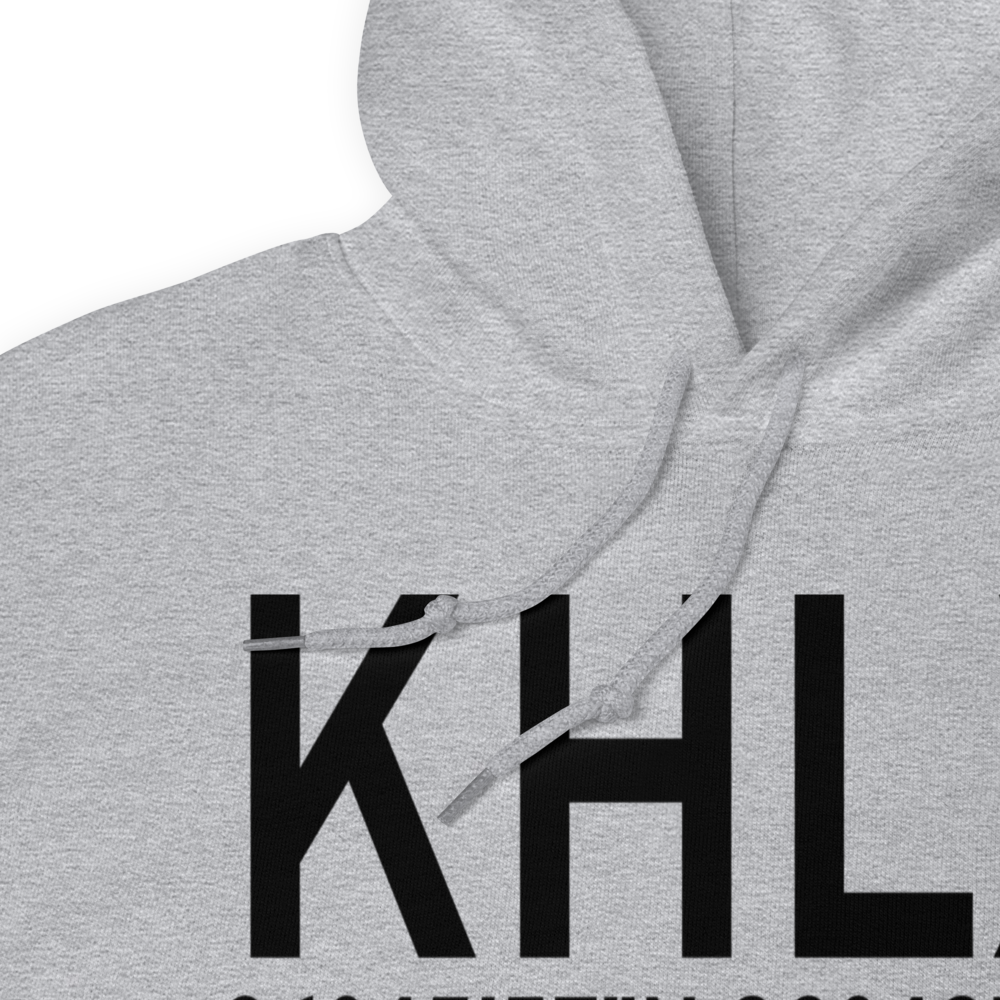 Twin County Airport (KHLX) ICAO Hoodie Sweatshirt 