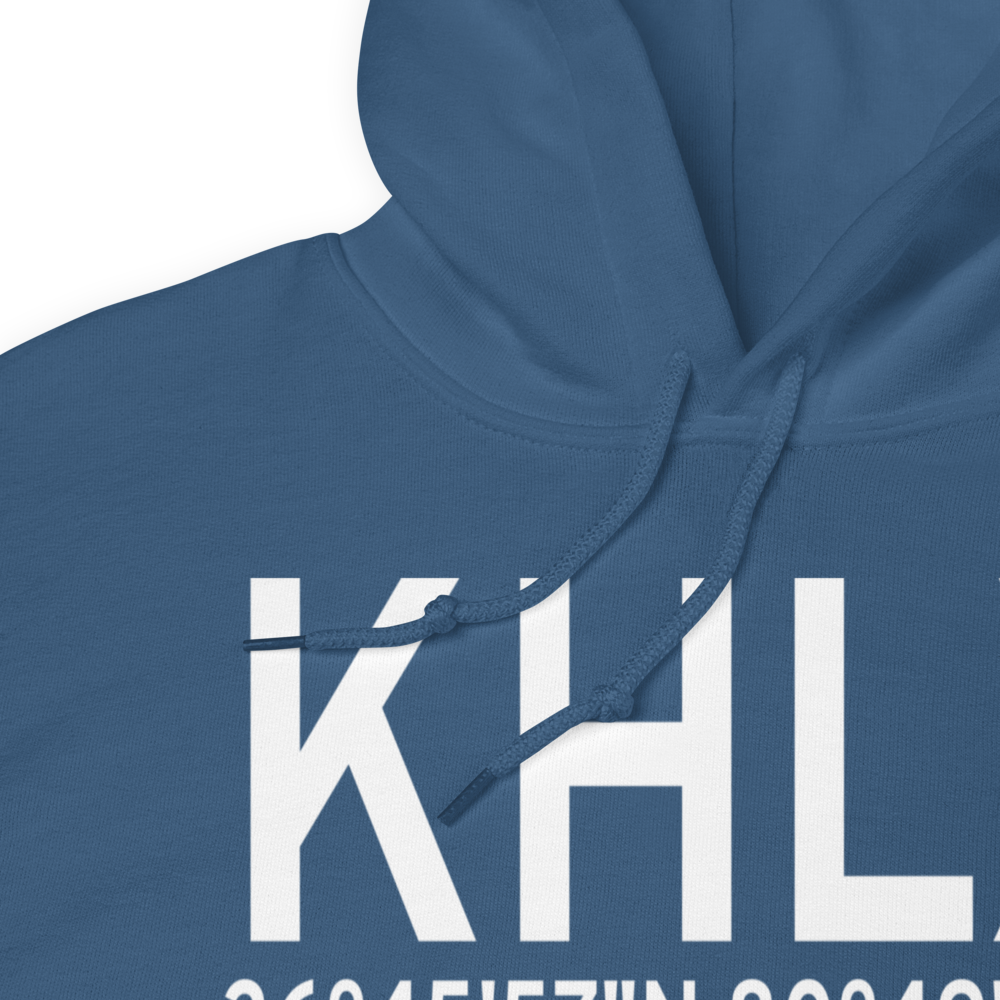 Twin County Airport (KHLX) ICAO Hoodie Sweatshirt 