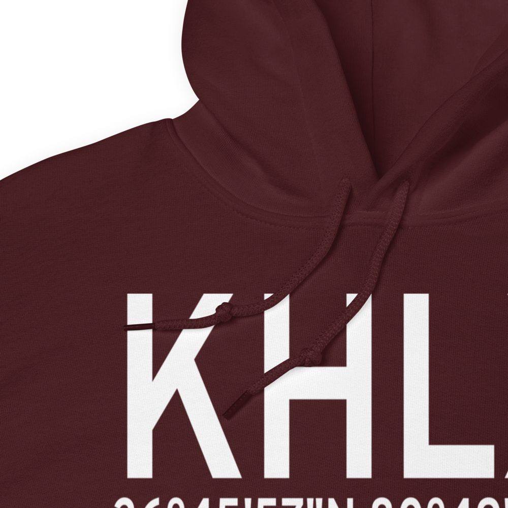 Twin County Airport (KHLX) ICAO Hoodie Sweatshirt 