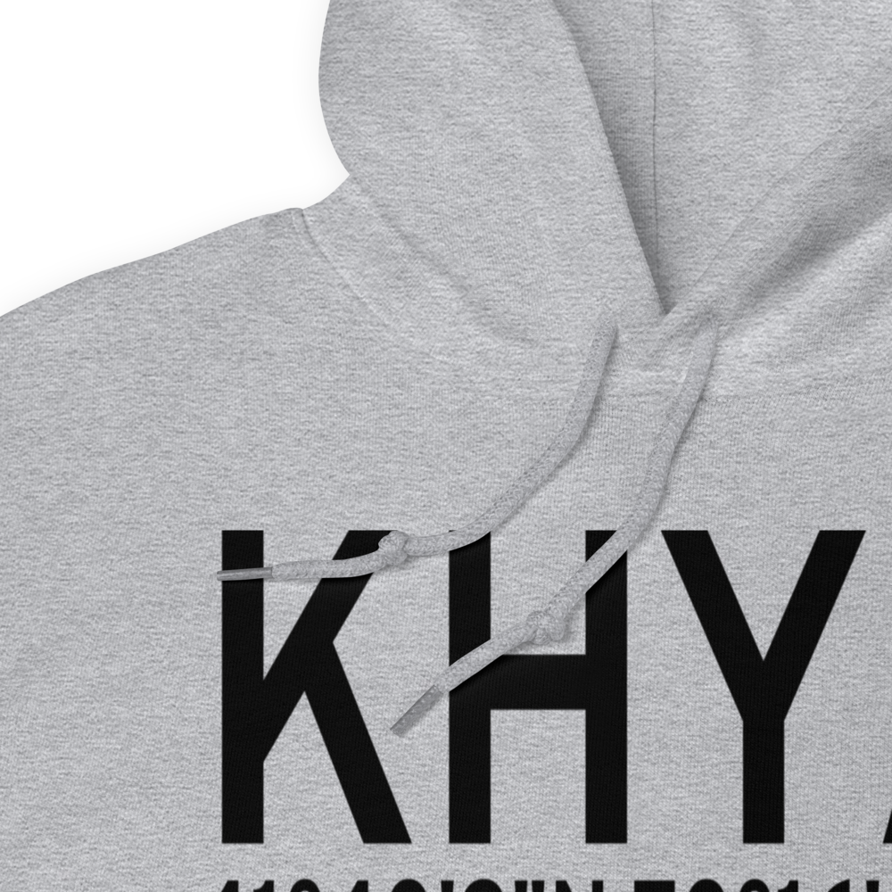 Barnstable Municipal Boardman Polando Field (KHYA) ICAO Hoodie Sweatshirt 