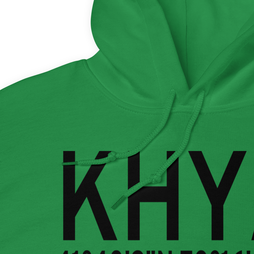Barnstable Municipal Boardman Polando Field (KHYA) ICAO Hoodie Sweatshirt 