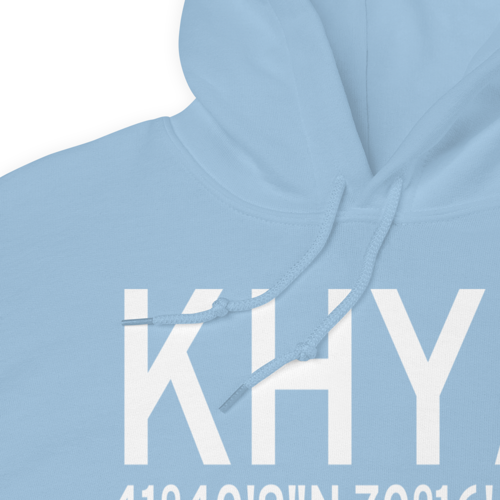 Barnstable Municipal Boardman Polando Field (KHYA) ICAO Hoodie Sweatshirt 