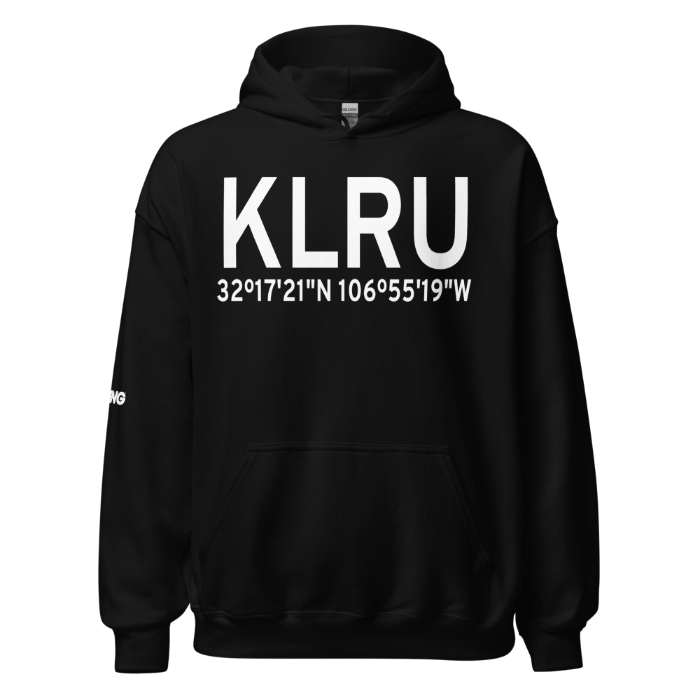 Las Cruces International Airport (KLRU) ICAO Hoodie Sweatshirt 