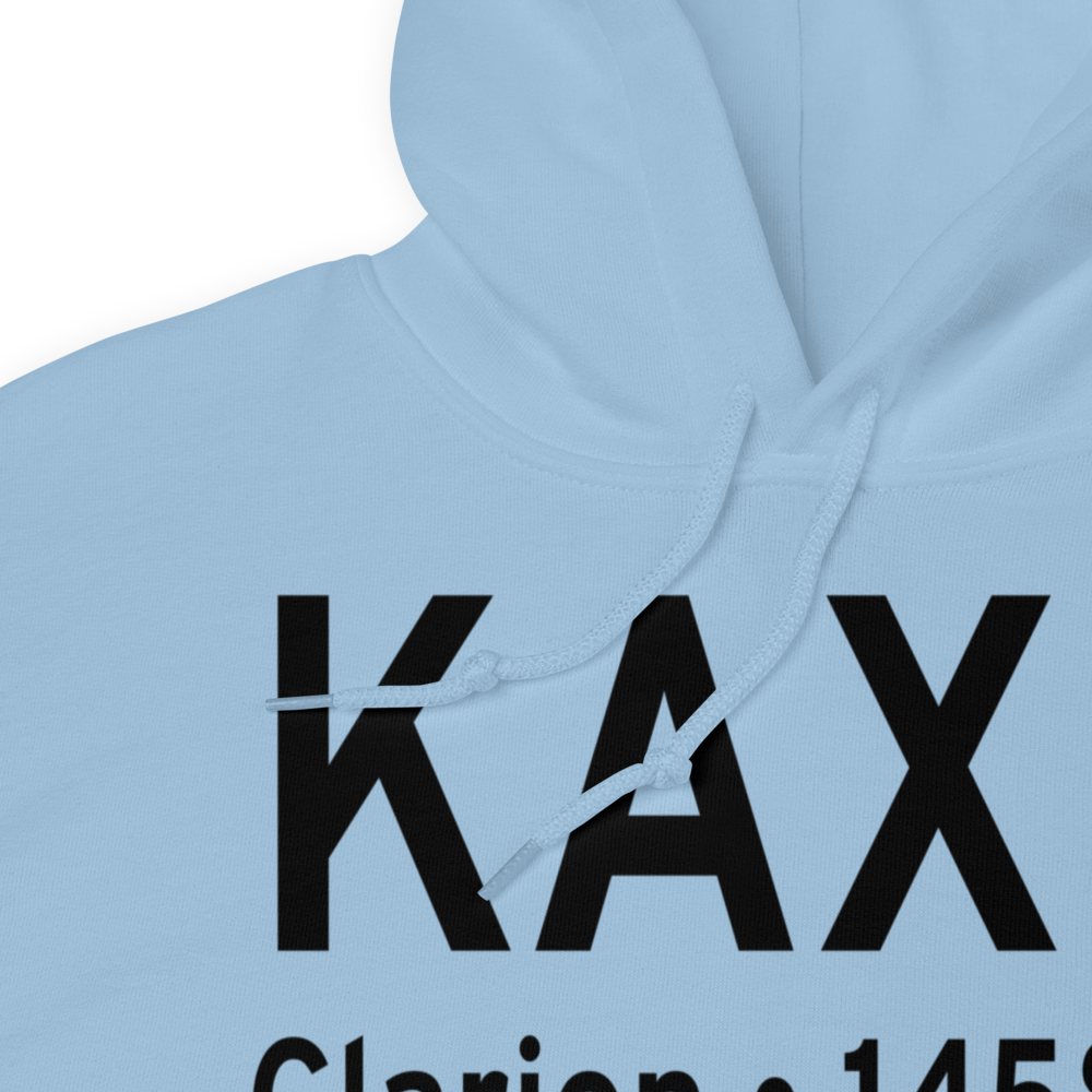 Clarion County Airport (KAXQ) ICAO Hoodie Sweatshirt 