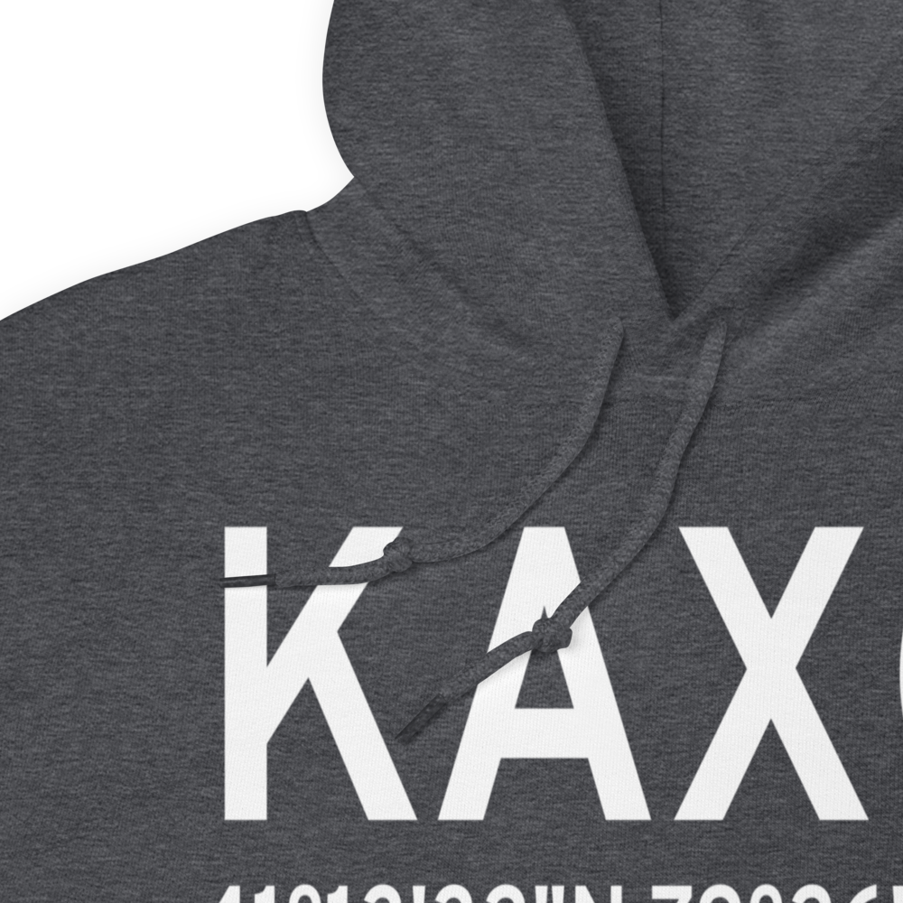 Clarion County Airport (KAXQ) ICAO Hoodie Sweatshirt 