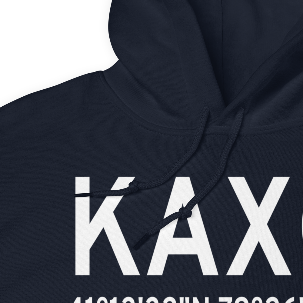 Clarion County Airport (KAXQ) ICAO Hoodie Sweatshirt 