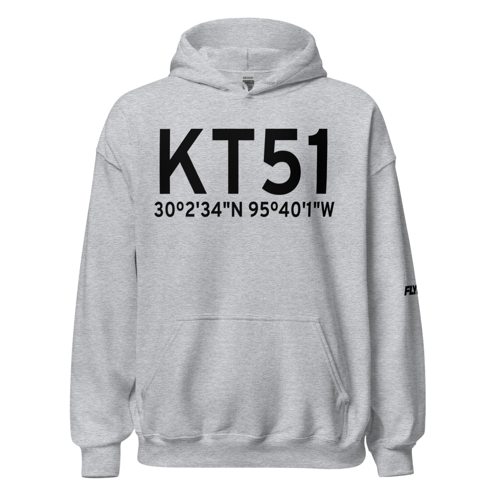 Dan Jones International Airport (KT51) ICAO Hoodie Sweatshirt 