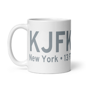 John F Kennedy International Airport (KJFK) ICAO Mug