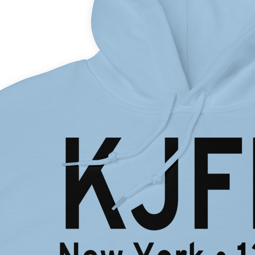 John F Kennedy International Airport (KJFK) ICAO Hoodie Sweatshirt 