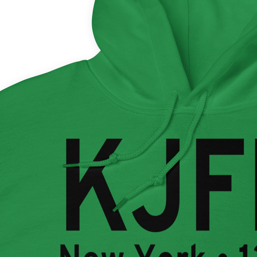 John F Kennedy International Airport (KJFK) ICAO Hoodie Sweatshirt 