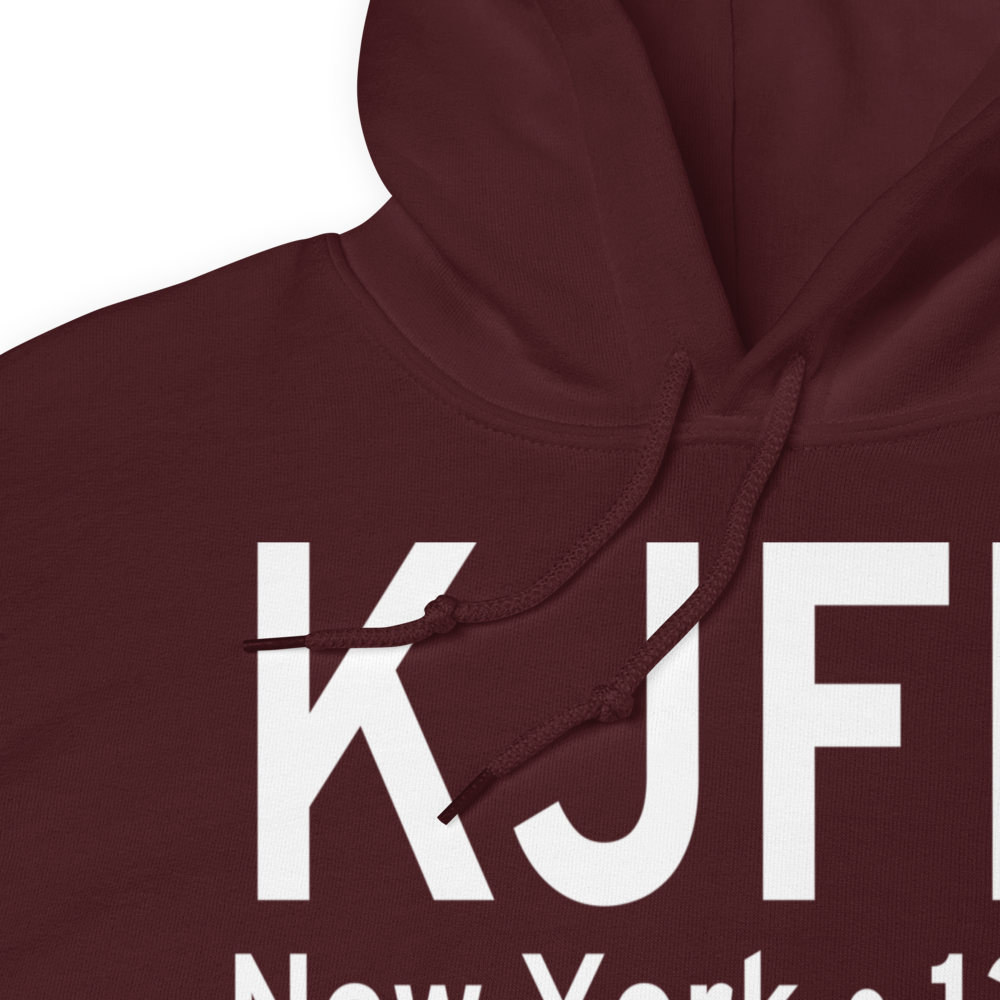 John F Kennedy International Airport (KJFK) ICAO Hoodie Sweatshirt 