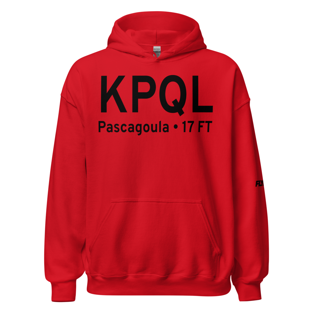 Trent Lott International Airport (KPQL) ICAO Hoodie Sweatshirt 