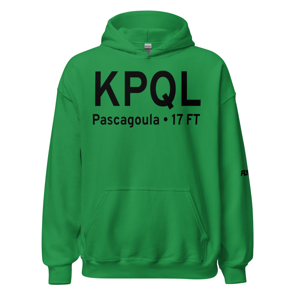 Trent Lott International Airport (KPQL) ICAO Hoodie Sweatshirt 