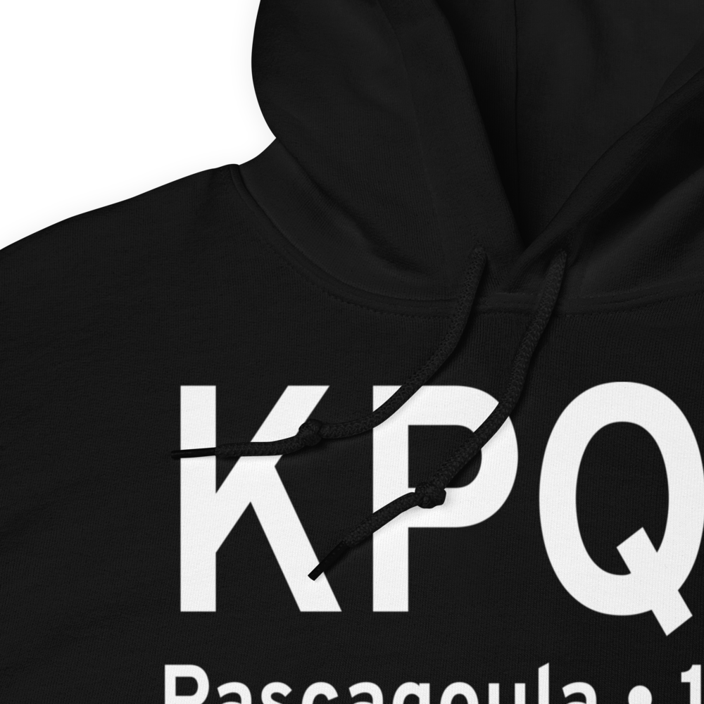 Trent Lott International Airport (KPQL) ICAO Hoodie Sweatshirt 