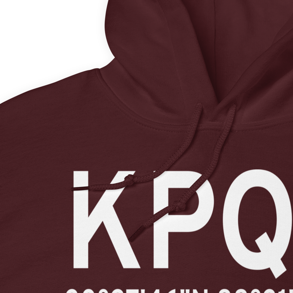Trent Lott International Airport (KPQL) ICAO Hoodie Sweatshirt 