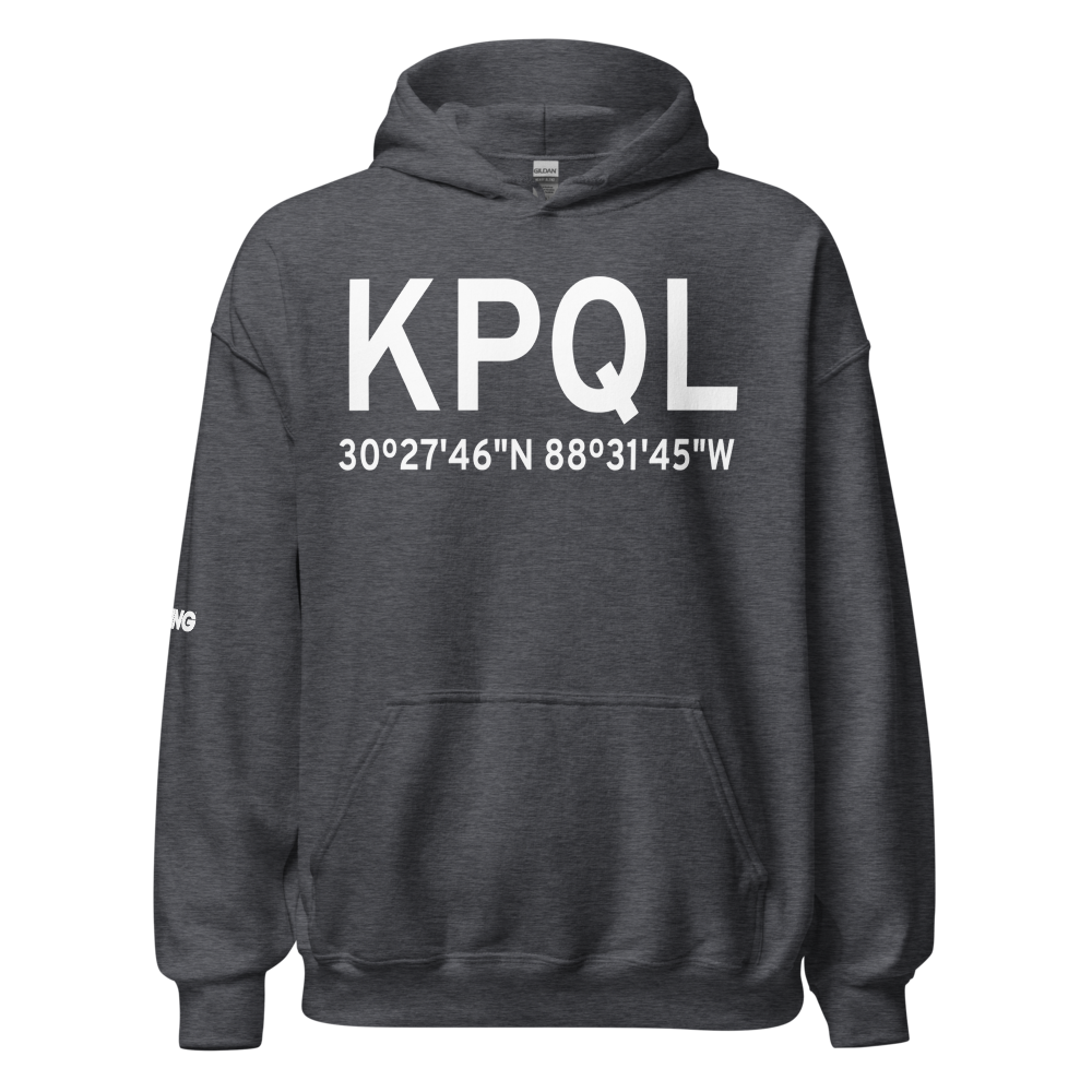 Trent Lott International Airport (KPQL) ICAO Hoodie Sweatshirt 