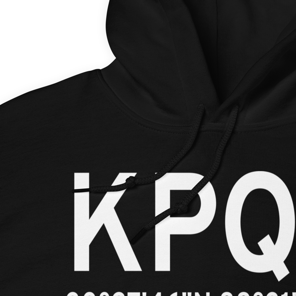 Trent Lott International Airport (KPQL) ICAO Hoodie Sweatshirt 