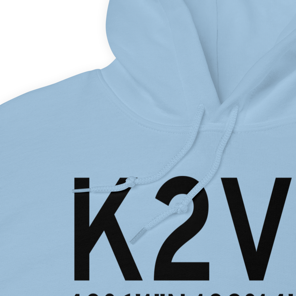 Wray Municipal Airport (K2V5) ICAO Hoodie Sweatshirt 