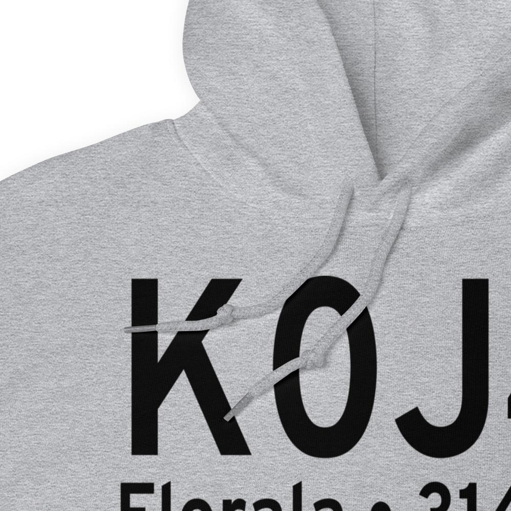 Florala Municipal Airport (K0J4) ICAO Hoodie Sweatshirt 