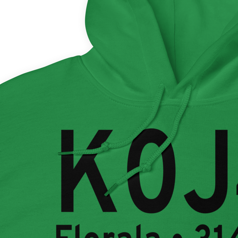 Florala Municipal Airport (K0J4) ICAO Hoodie Sweatshirt 