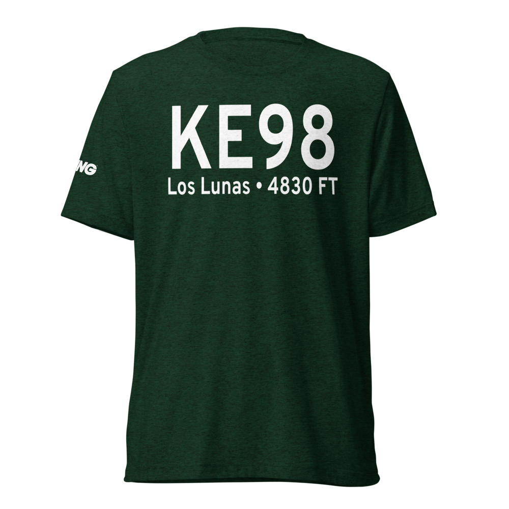 Mid Valley Airpark (KE98) ICAO Tri-blend T-Shirt 