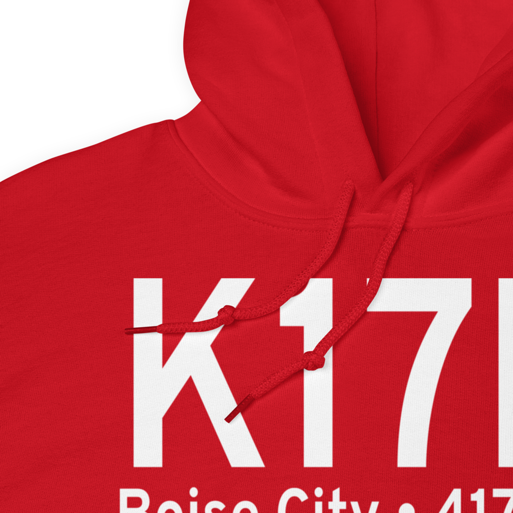 Boise City Airport (K17K) ICAO Hoodie Sweatshirt 