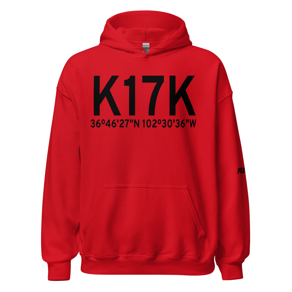 Boise City Airport (K17K) ICAO Hoodie Sweatshirt 