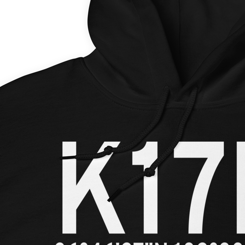 Boise City Airport (K17K) ICAO Hoodie Sweatshirt 