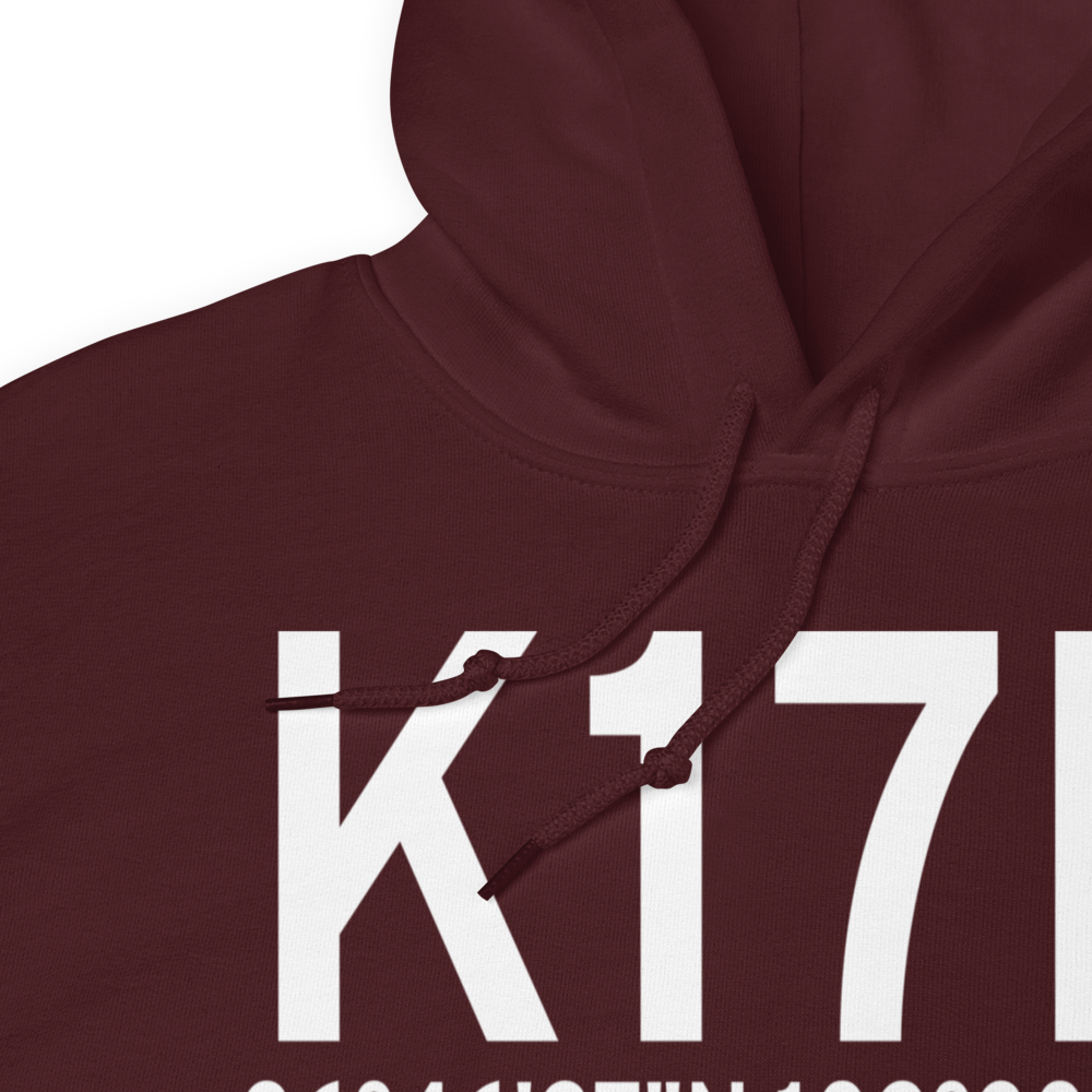 Boise City Airport (K17K) ICAO Hoodie Sweatshirt 