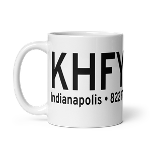 Indy South Greenwood Airport (KHFY) ICAO Mug
