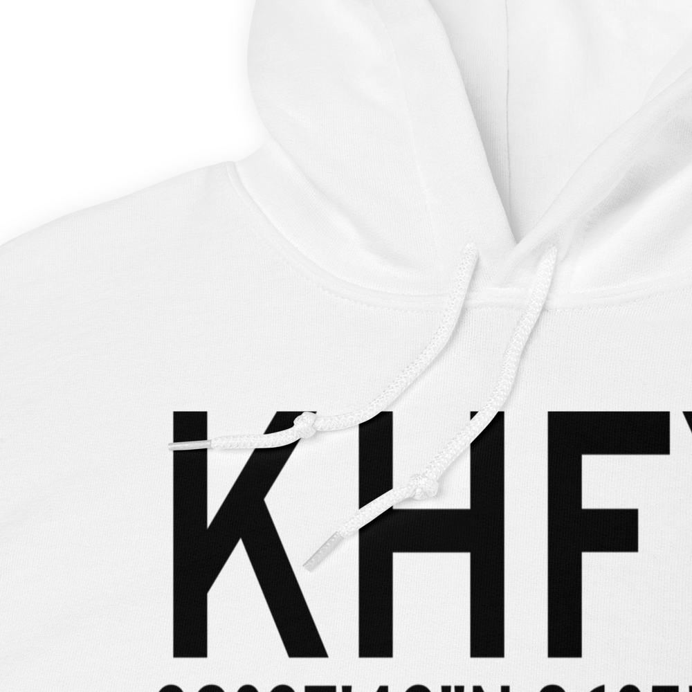 Indy South Greenwood Airport (KHFY) ICAO Hoodie Sweatshirt 