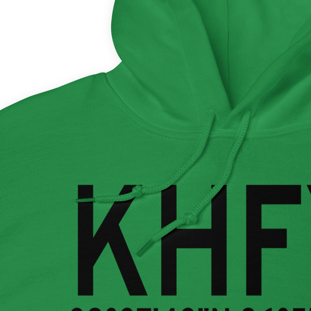 Indy South Greenwood Airport (KHFY) ICAO Hoodie Sweatshirt 