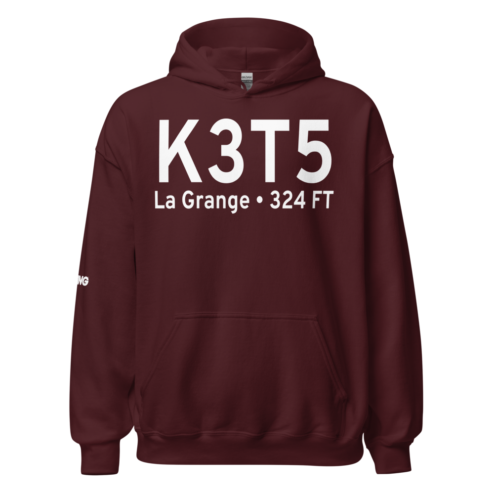 Fayette Regional Air Center Airport (K3T5) ICAO Hoodie Sweatshirt 
