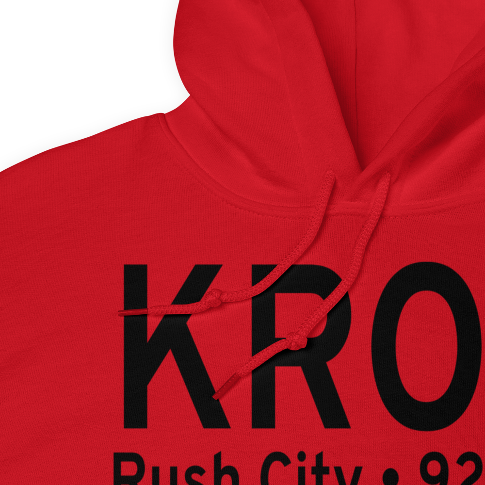 Rush City Regional Airport (KROS) ICAO Hoodie Sweatshirt 