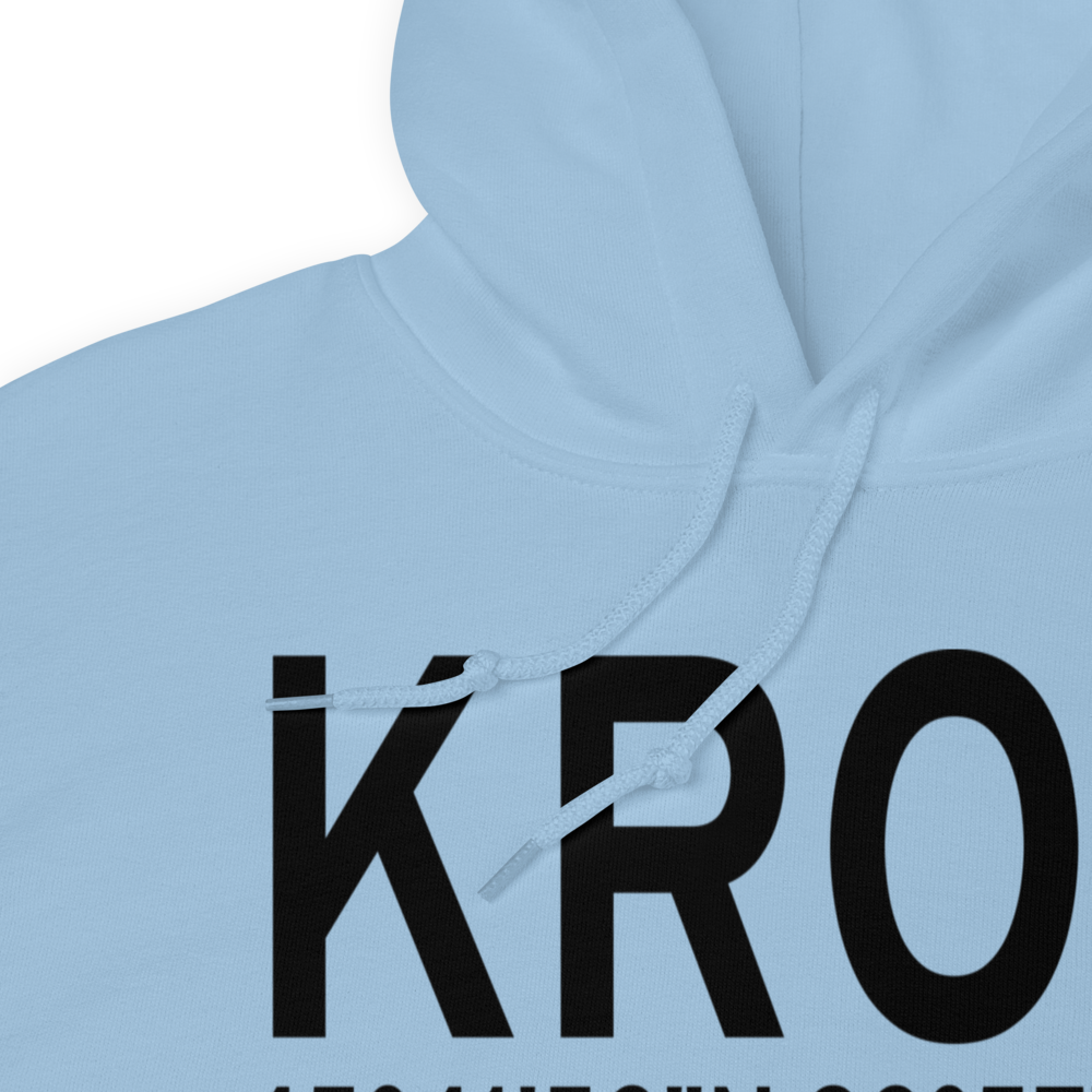 Rush City Regional Airport (KROS) ICAO Hoodie Sweatshirt 