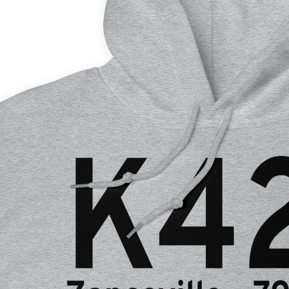Parr Airport (K42I) ICAO Hoodie Sweatshirt 