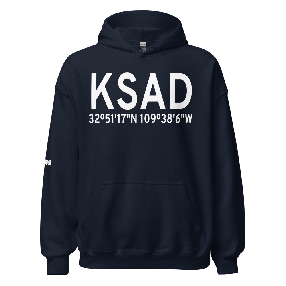 Safford Regional Airport (KSAD) ICAO Hoodie Sweatshirt 