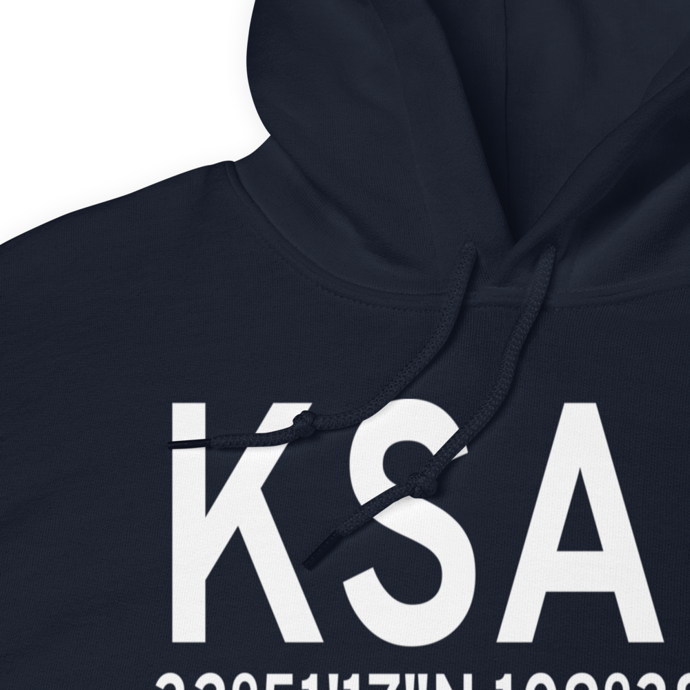 Safford Regional Airport (KSAD) ICAO Hoodie Sweatshirt 