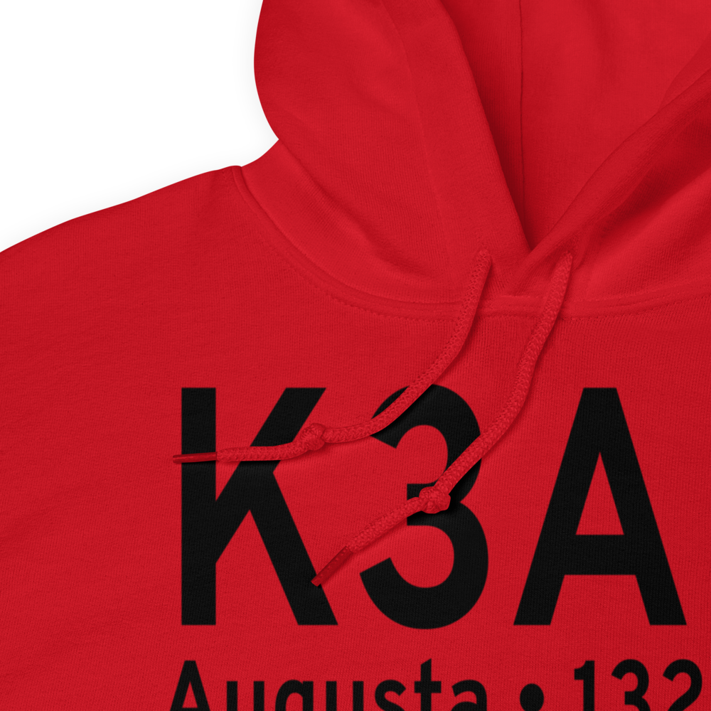 Augusta Municipal Airport (K3AU) ICAO Hoodie Sweatshirt 