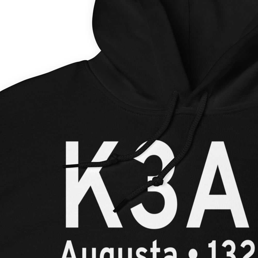 Augusta Municipal Airport (K3AU) ICAO Hoodie Sweatshirt 