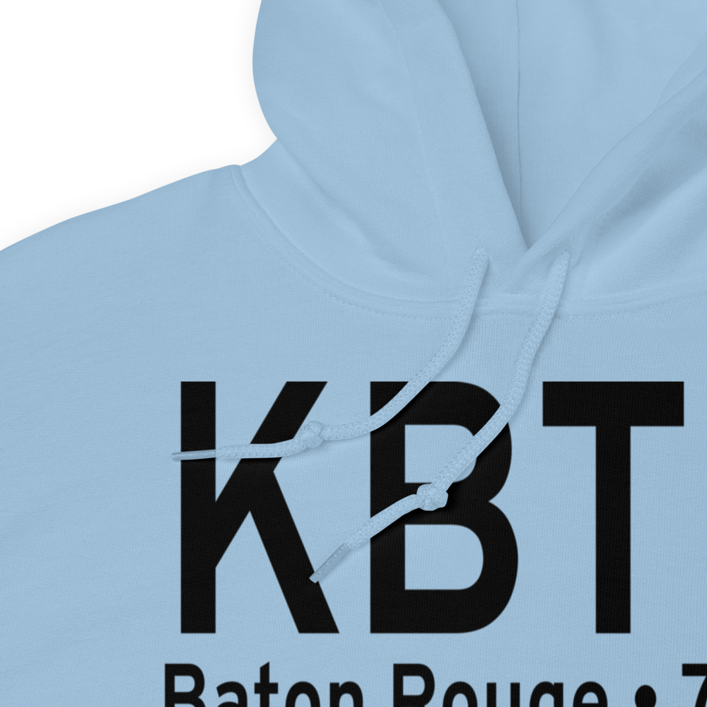 Baton Rouge Metropolitan Airport (KBTR) ICAO Hoodie Sweatshirt 