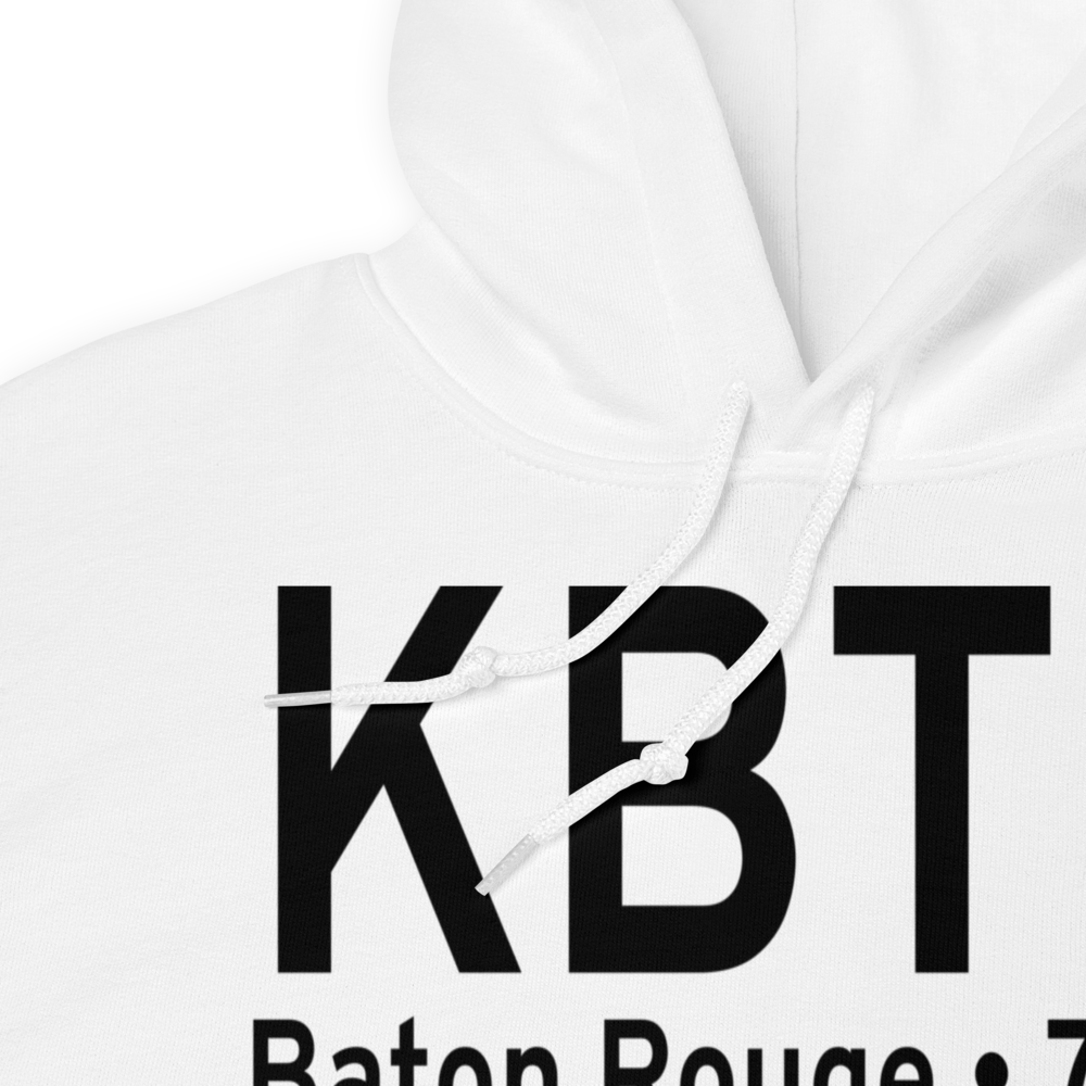 Baton Rouge Metropolitan Airport (KBTR) ICAO Hoodie Sweatshirt 