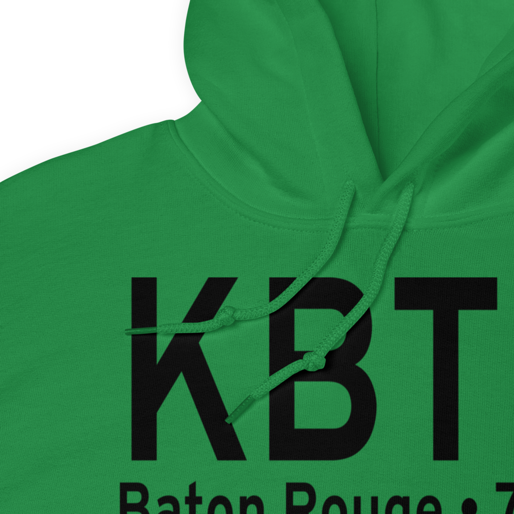 Baton Rouge Metropolitan Airport (KBTR) ICAO Hoodie Sweatshirt 