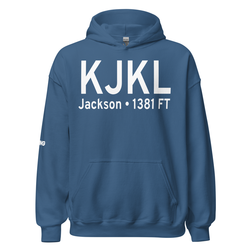 Julian Carroll Airport (KJKL) ICAO Hoodie Sweatshirt 