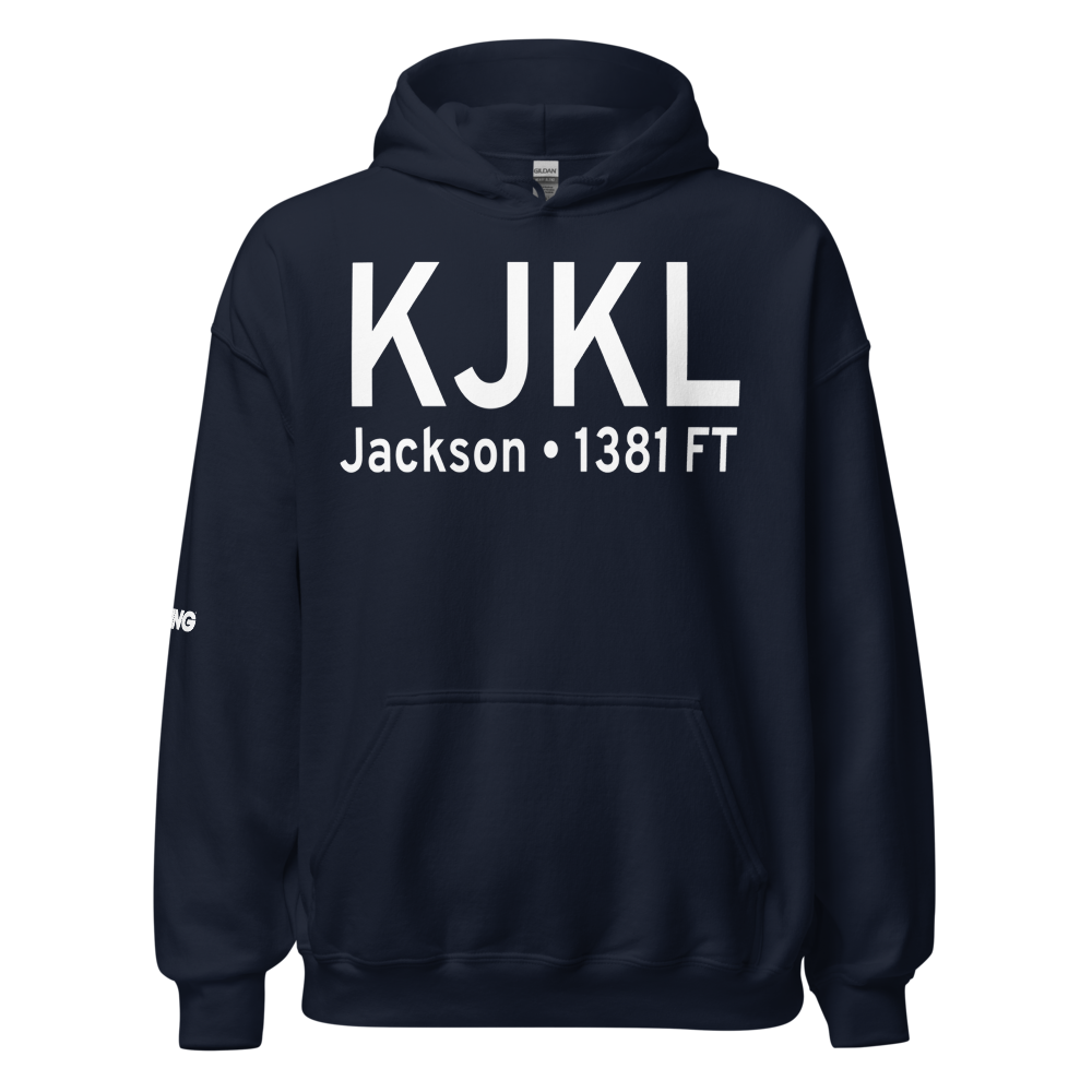 Julian Carroll Airport (KJKL) ICAO Hoodie Sweatshirt 