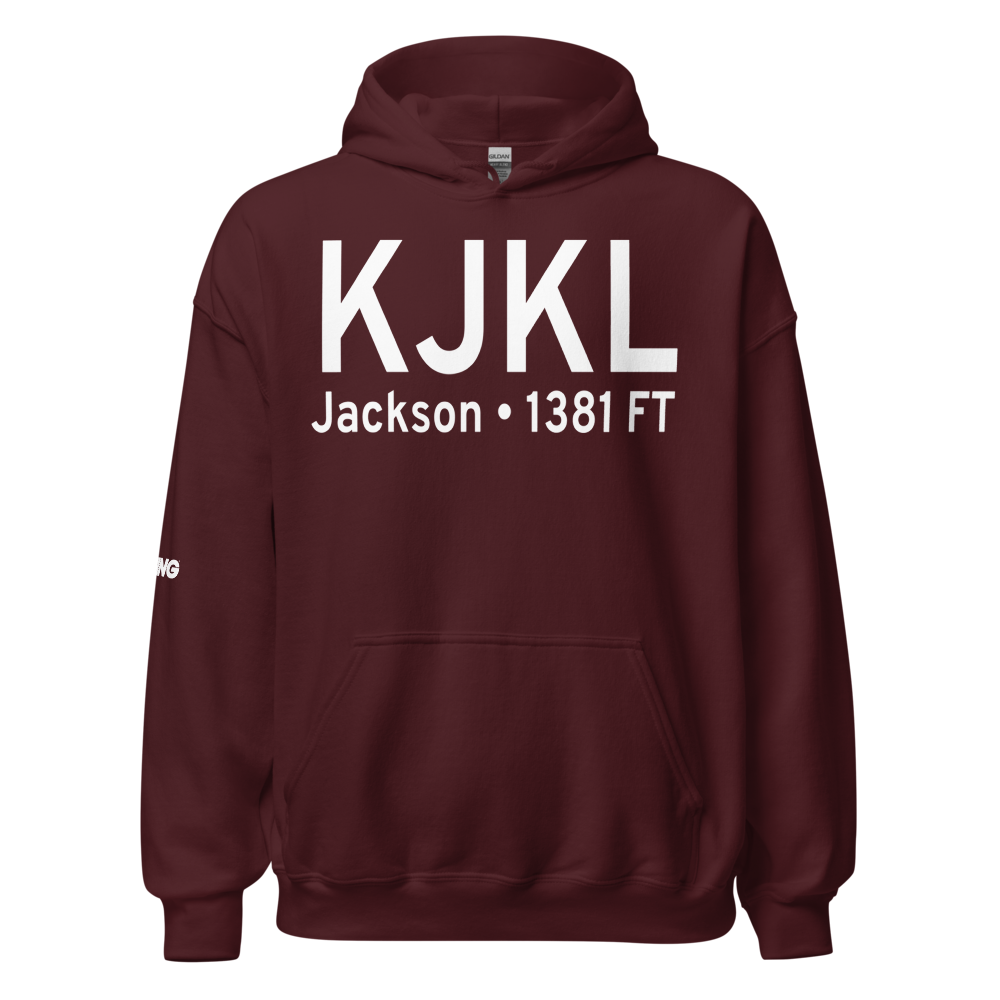 Julian Carroll Airport (KJKL) ICAO Hoodie Sweatshirt 