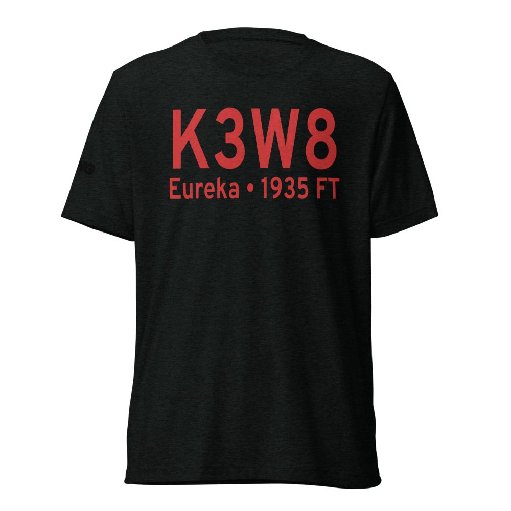 Eureka Municipal Airport (K3W8) ICAO Tri-blend T-Shirt 