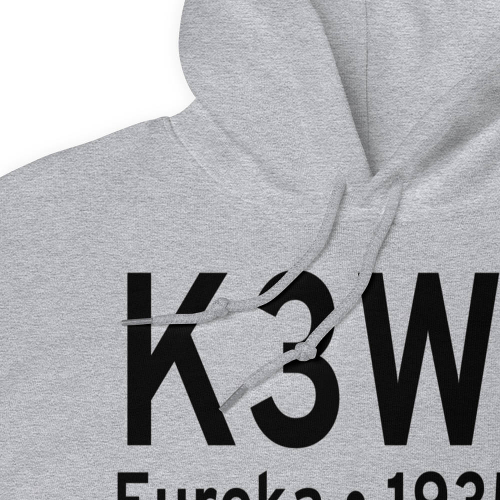 Eureka Municipal Airport (K3W8) ICAO Hoodie Sweatshirt 