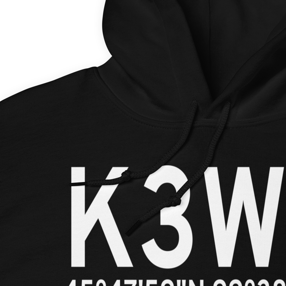 Eureka Municipal Airport (K3W8) ICAO Hoodie Sweatshirt 
